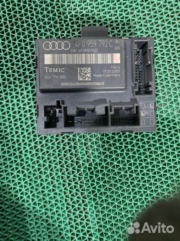 4F0959792C Блок комфорта двери Audi A6 C6
