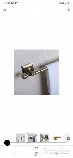 Держатели полотенец (латунь) новые. Наборы