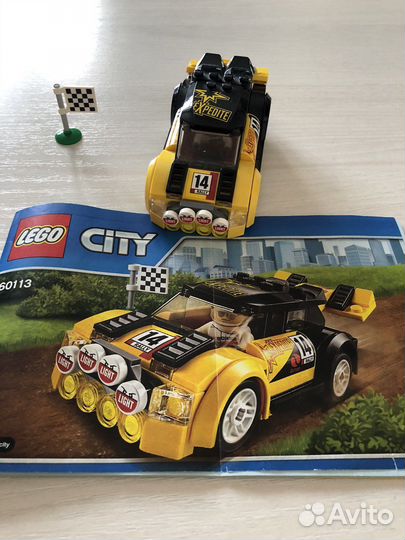 Lego City 60113. Гоночный автомобиль