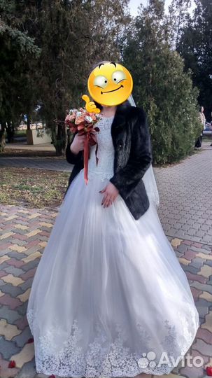 Свадебное платье 46-48р
