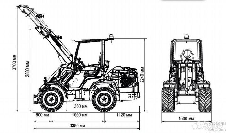 Мини-погрузчик Multione 11.6K, 2023