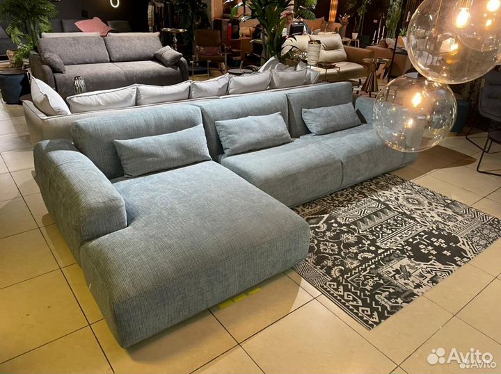 Угловой диван memory foam (мемориформ)