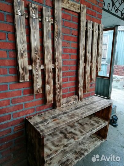 Вешалка с обувьницей