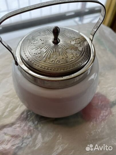 Сахарница стекло винтаж СССР