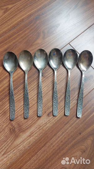 Ложки вилки мельхиор СССР