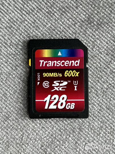 Карта памяти Transcend SD на 128gb