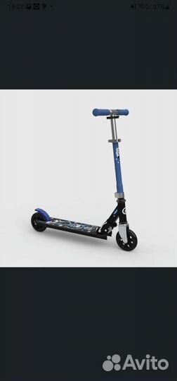 Самокат для детей синий MID 1 robot oxelo