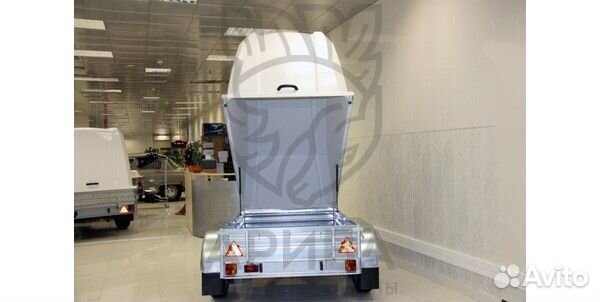 Прицеп 30.022 двухосный. С крышкой Н1360мм