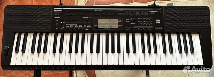 Синтезатор casio ctk 3500+подставка
