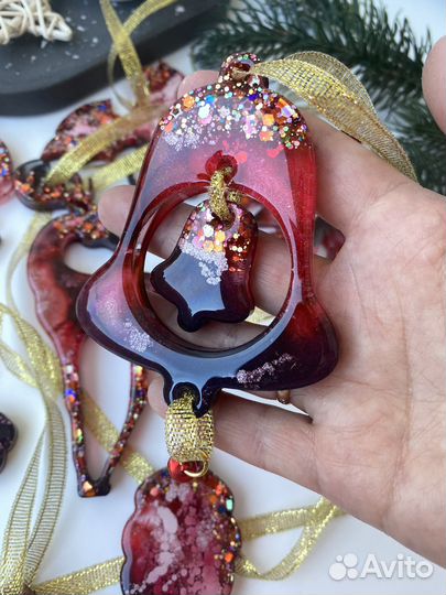 Елочные игрушки набор ручной работы