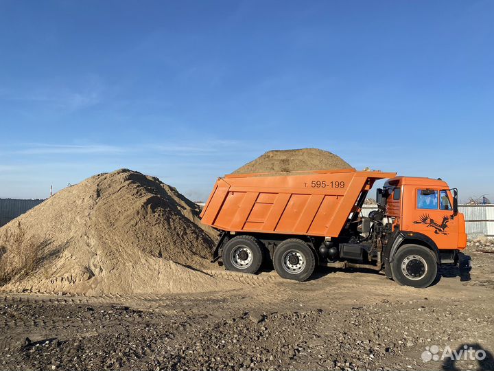 Песок щебень