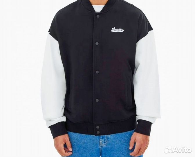 Бомбер мужской с вышивкой Leader