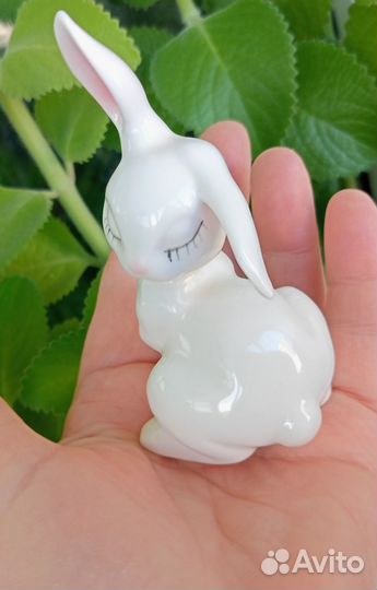 Символ года Кролик Фарфор Статуэтка Зайка моя
