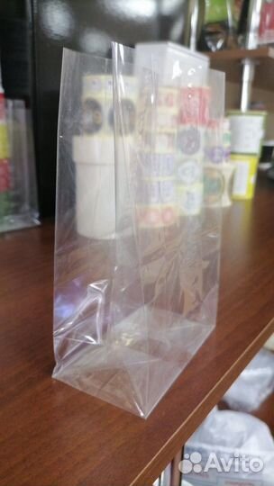 Пакеты бопп с прямоугольным дном