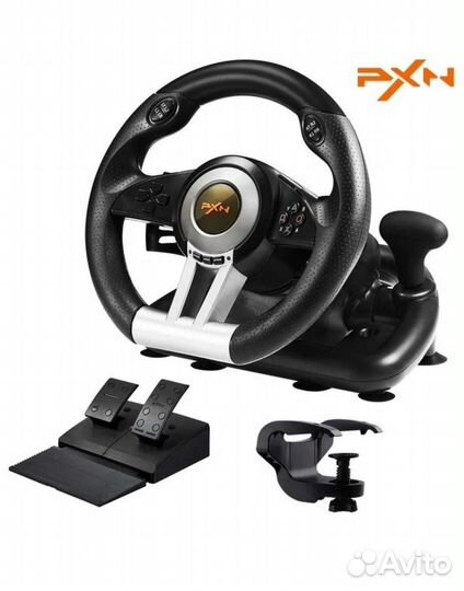 Игровой руль с педалями PXN V3 Pro