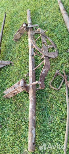 Ось для конной телеги, копанина