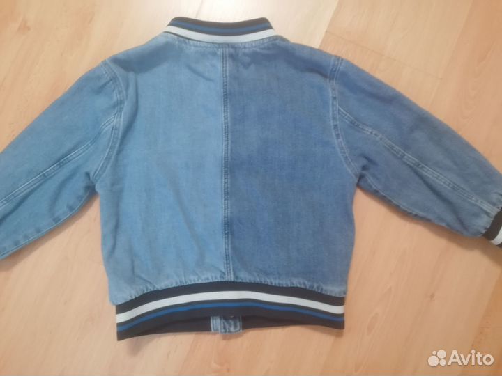 Джинсовая куртка на мальчика 110