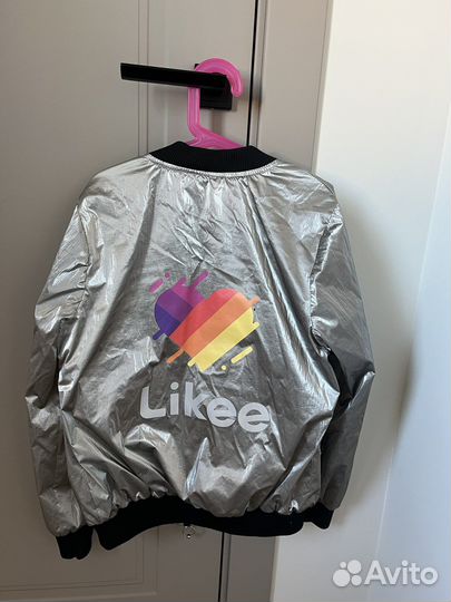 Куртка бомбер Likee светоотражающая 140-146