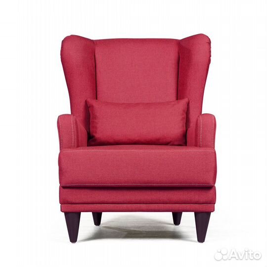 Кресло Juliet рогожка красный