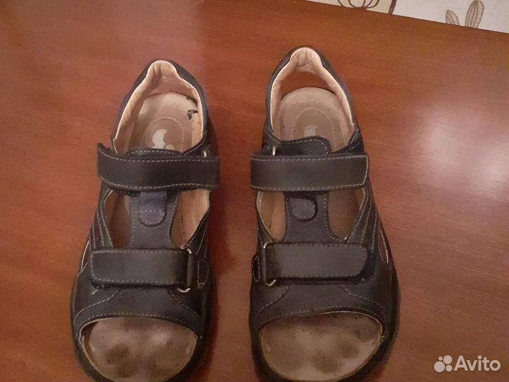 Сандали кожа