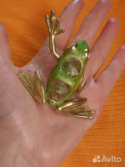 Подставка для колец фигурка лягушки