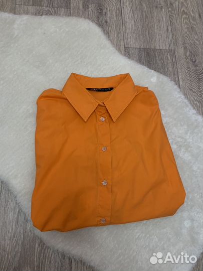 Рубашка хлопковая zara