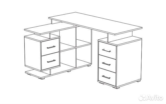 Стол офисный угловой