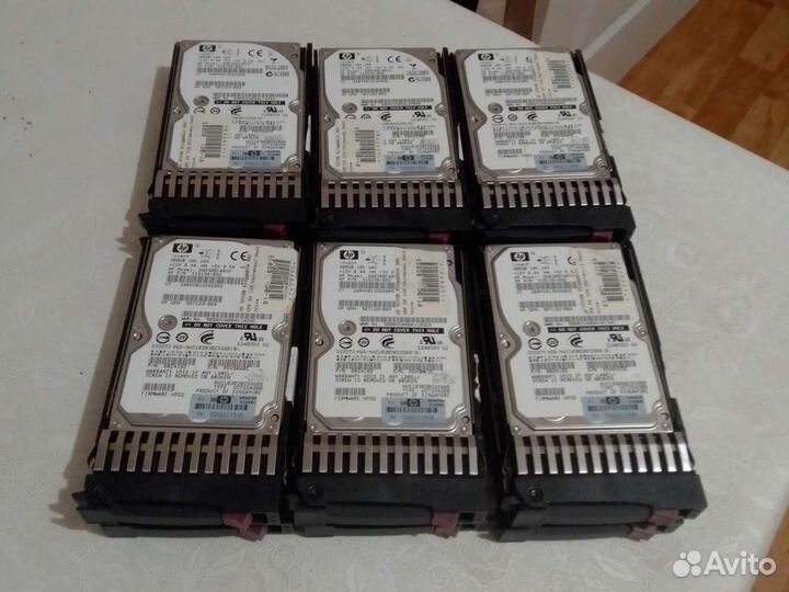 HDD для сервера SAS HP DG0300farvv 300GB 6G 10K