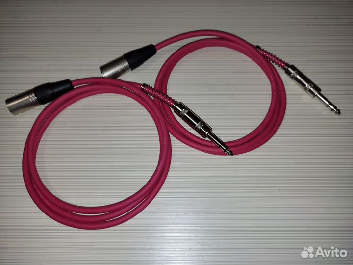 Балансные мониторные TRS-XLR Canare (Japan) 2м