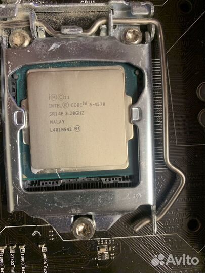 Материнская плата с процессором intel core i5 4570