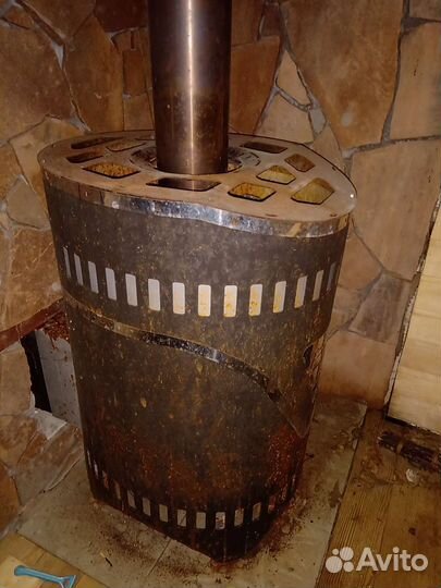 Печь на дровах