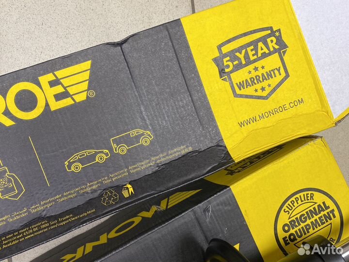 Амортизаторы задние 2шт Дастер 4WD террано