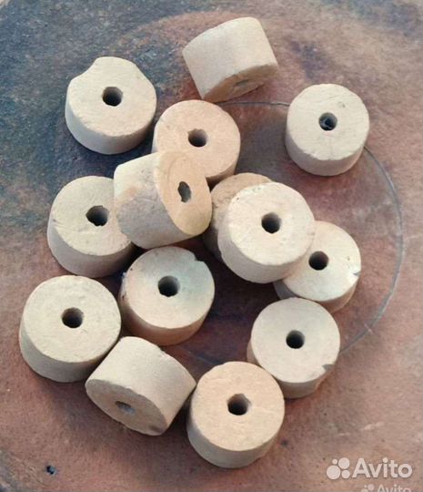 Поплавки сетевые из плотного советского пенопласта