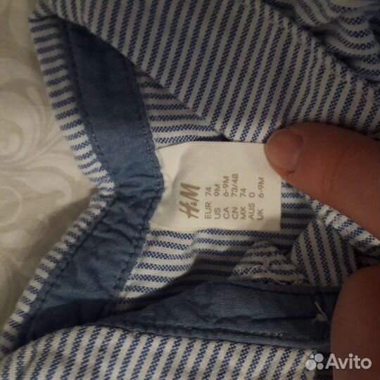 Рубашка и брюки h&m 74