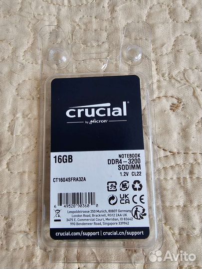 So-dimm ddr4 8 и 16gb 3200мгц