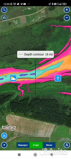 Карты глубин на телефон