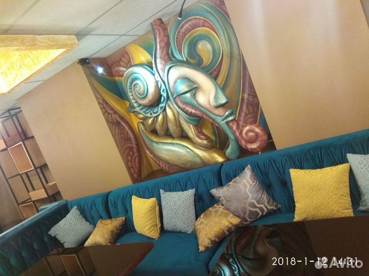 Оформление интерьера и роспись стен