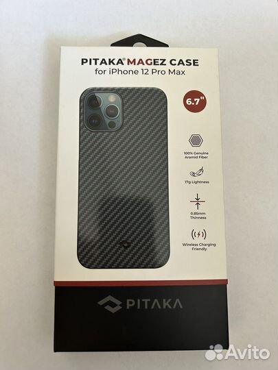 Чехол pitaka кевлар на iPhone 12 pro max