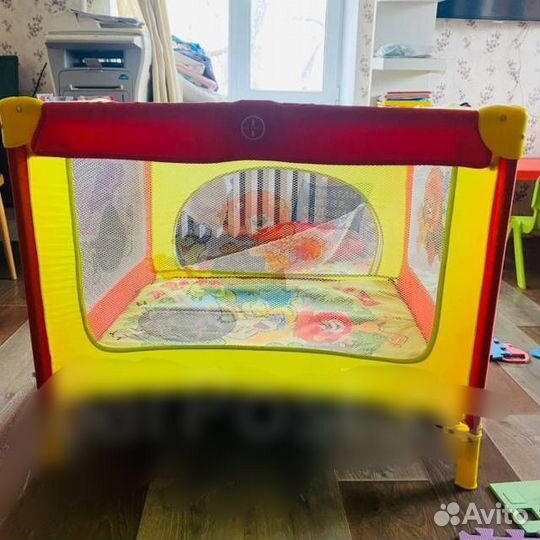 Продам детский уголок манеж складной в отличном со