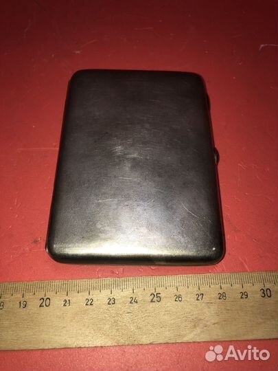 Портсигар серебряный с гравировкой