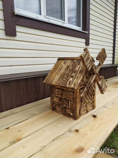 Декоративная мельница для сада