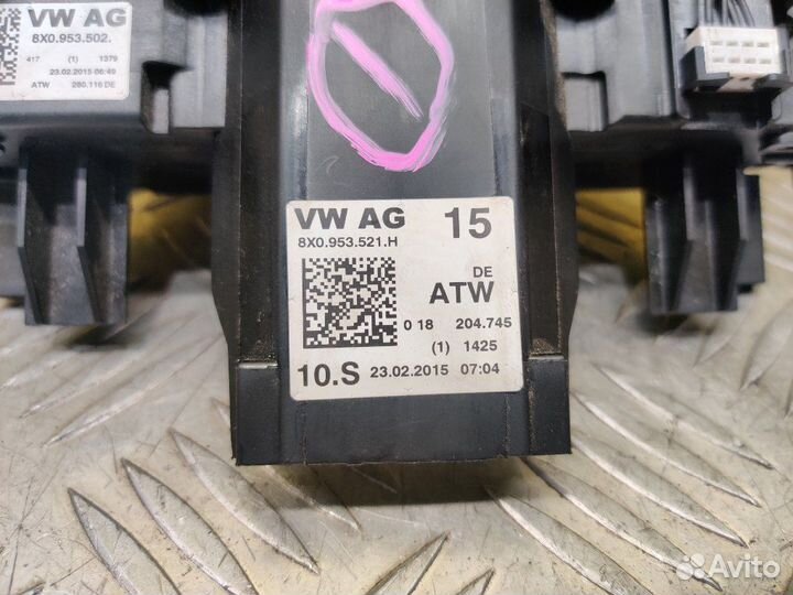 Блок подрулевых переключателей Audi Q3 8U 8UB culb