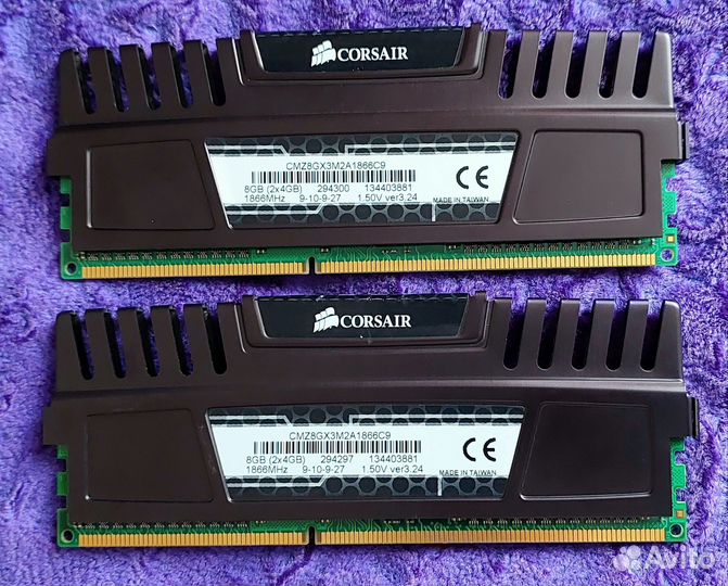 Оперативная память Corsair Vengeance 2x4Gb 8Gb