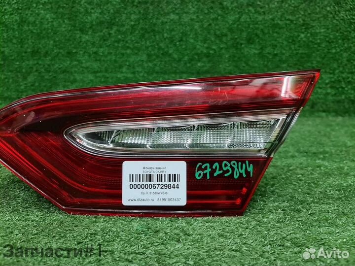 Фонарь правый внутр. Toyota Camry xv70 17-нв LED