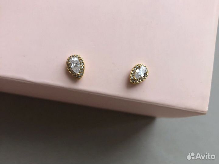 Серьги пандора 266252CZ Сверкающие капли