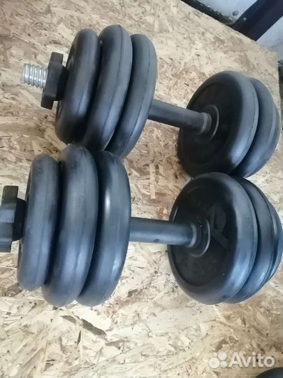 Гантели обрезиненные