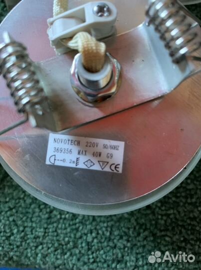 Светильники потолочные Кристалл б у