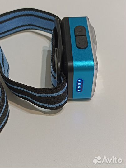 Фонарь налобный 1+1 GL-XQT4 с датчиком движения