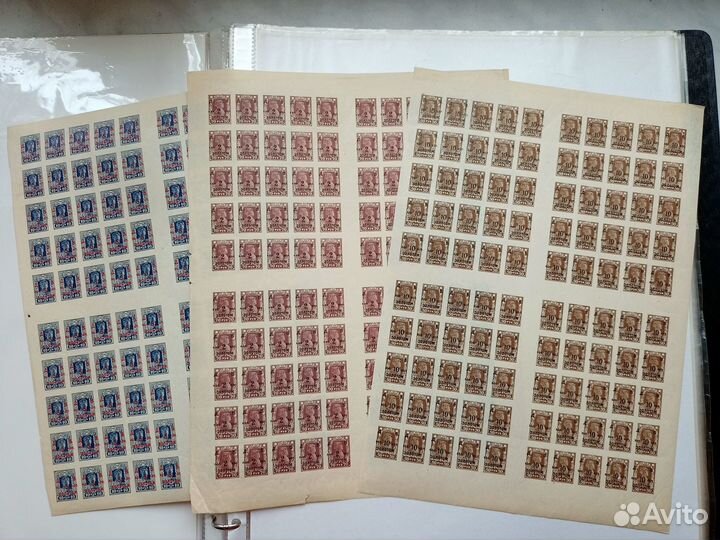 Гражданская война,рсфср,окса,двр 1919-1923 листы