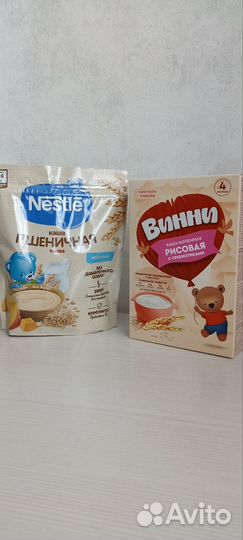 Детские каши молочные нестле и винни